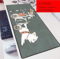 Custom Silver Soul 700x300 Mouse Pad Oversized 3mm Games Thickened Non-Slip Custom Mouse Pad Pad Keyboard Pad