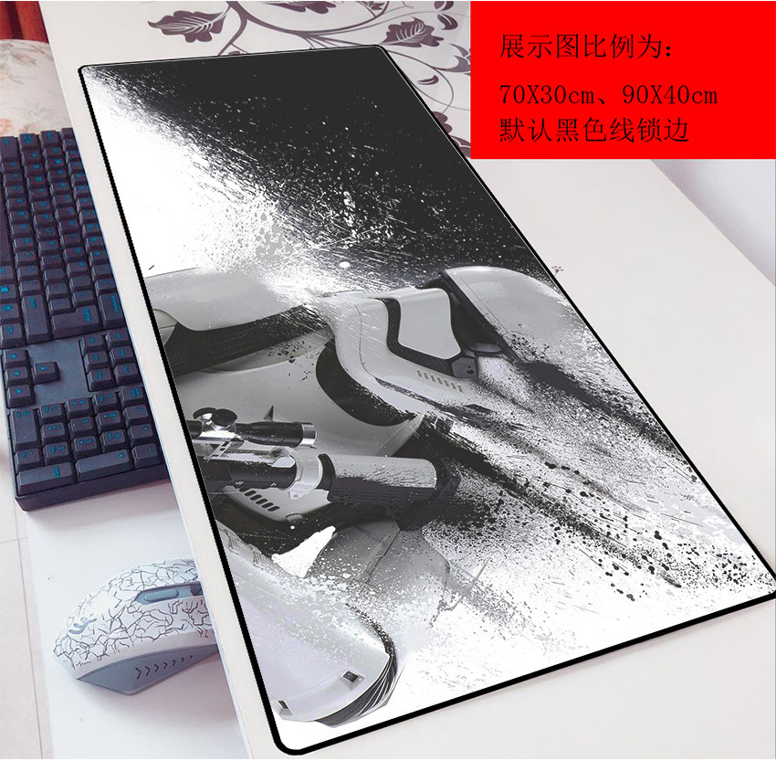 Star Wars Mouse Pad Internet Café Electric Racing Mats 900x400x3 Table Mat Cartoon Games Step Up Mouse Pad 
