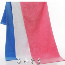 Pure cotton sports sweat-absorbing yoga fitness long towel lengthened running 30*110 dance white sweat towel custom logo