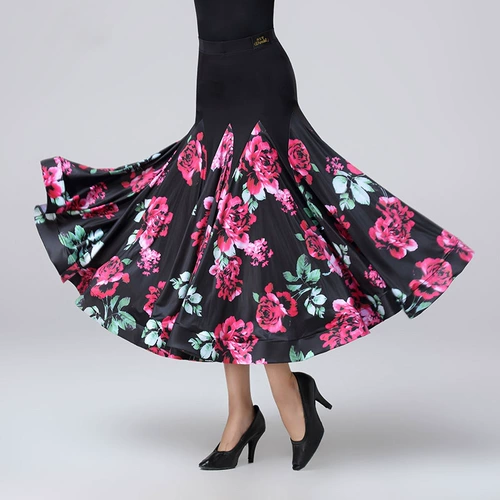 Новая современная танцевальная юбка Danbao Luo Женщина для взрослых национальное стандартное танце