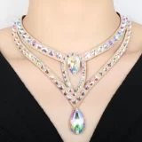 Danbaoluo ожерелье для современного танца воротник украшение на шею национальный стандарт танец кольцо с бриллиантом на шею аксессуары для латинских танцев исполнение специальный конкурс