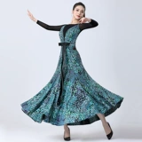 High -End Modern Dance Hall Платье Большая юбка, национальный стандартный танец новая танцевальная одежда тангу, как ее носить, хорошо выглядеть