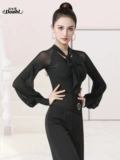 Danbao Ronaldo High -Latin Dance Top Одежда Gitta Dance Clothing New Lantern Eleve Contosent