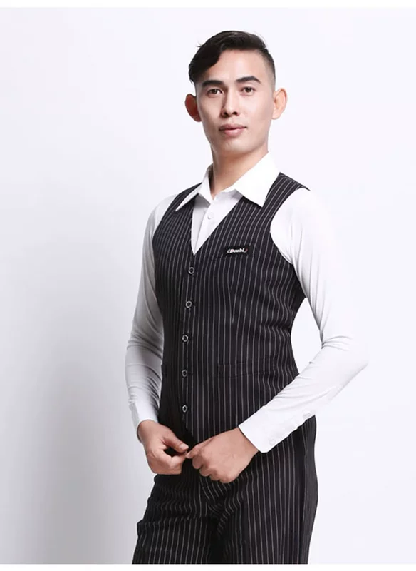 Khiêu vũ nam hiện đại Vest quốc gia Khiêu vũ Ballroom Khiêu vũ Khiêu vũ nam Khiêu vũ Latin Latin Tops Trang phục Waltz Slim - Khiêu vũ / Thể dục nhịp điệu / Thể dục dụng cụ