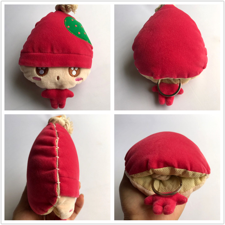 Một phim hoạt hình xe Totoro túi chìa khóa phim hoạt hình đa chức năng dây kéo keychain gói chìa khóa gói thẻ ví nữ dễ thương