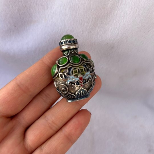 Антикварная медная посуда, старинные предметы, курительная трубка, коллекция из клошоне, практичные принадлежности для курения, мини-ингалятор для носа, портативный ручной предмет