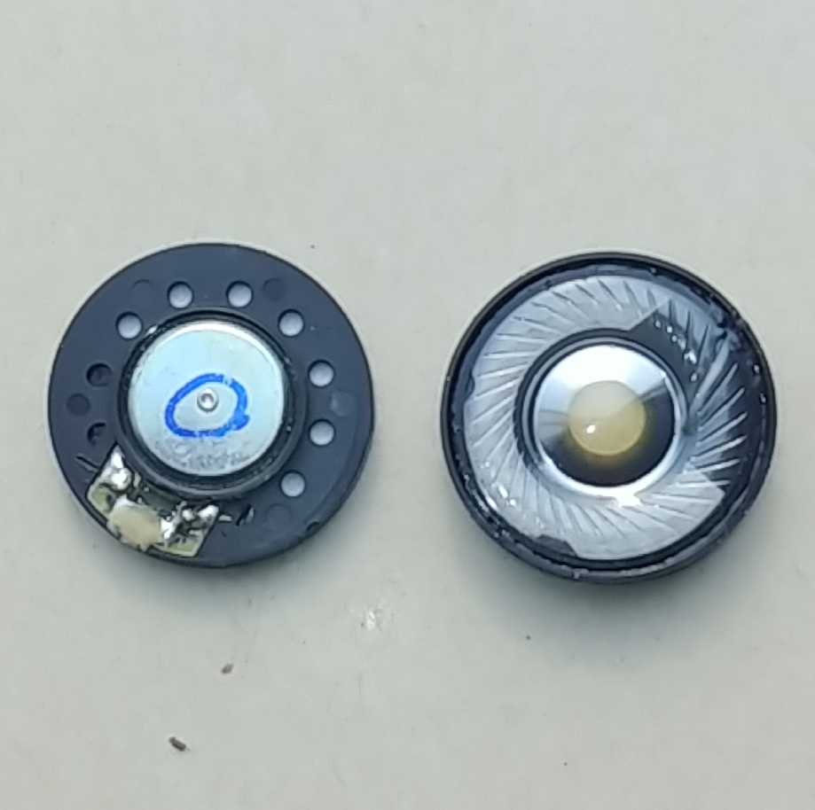 40MM Wearing Headphones Unit Horn Silver Plated Ring Membrane Fever HIFI Level Diy Accessories Demolition