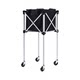 Chuic Chenghui Tennis Cart Foldable Portable Coach Training Ball Cart Mobile Large Capacity Adjustable Multi-Ball Frame