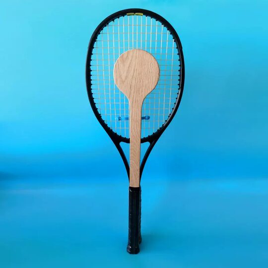 Chuic Chenghui Chuang Dessert Tennis Racket Professional Training Wooden Small Spoon Racket Full Carbon Fiber Small Magic Racket Small Wooden Racket