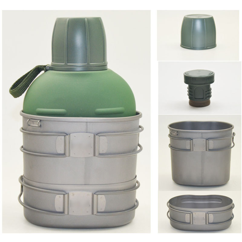 New Border Protection Multi-function kettle New Outdoor Mountain Insulation Cup Box Cup Box Removable Titanium Alloy
