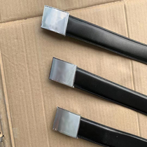 New new inner belt silver-colored needle buckle mens business belt outdoor climbing waist seal Junge supplies black