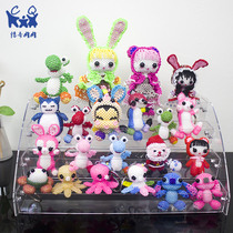 Finished hand woven imported TOHO rice beads Beads Customized Gift Large Head Doll Toy Hanging Accessories Key Pendants