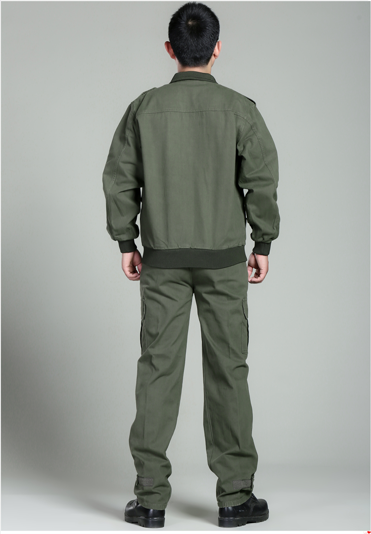 Quần áo bảo hộ lao động nam mùa thu và mùa đông cotton dày chống mài mòn chống cháy hàn dụng cụ tự động sửa chữa áo sơ mi bảo vệ quần áo những bộ jumpsuit đẹp nhất
