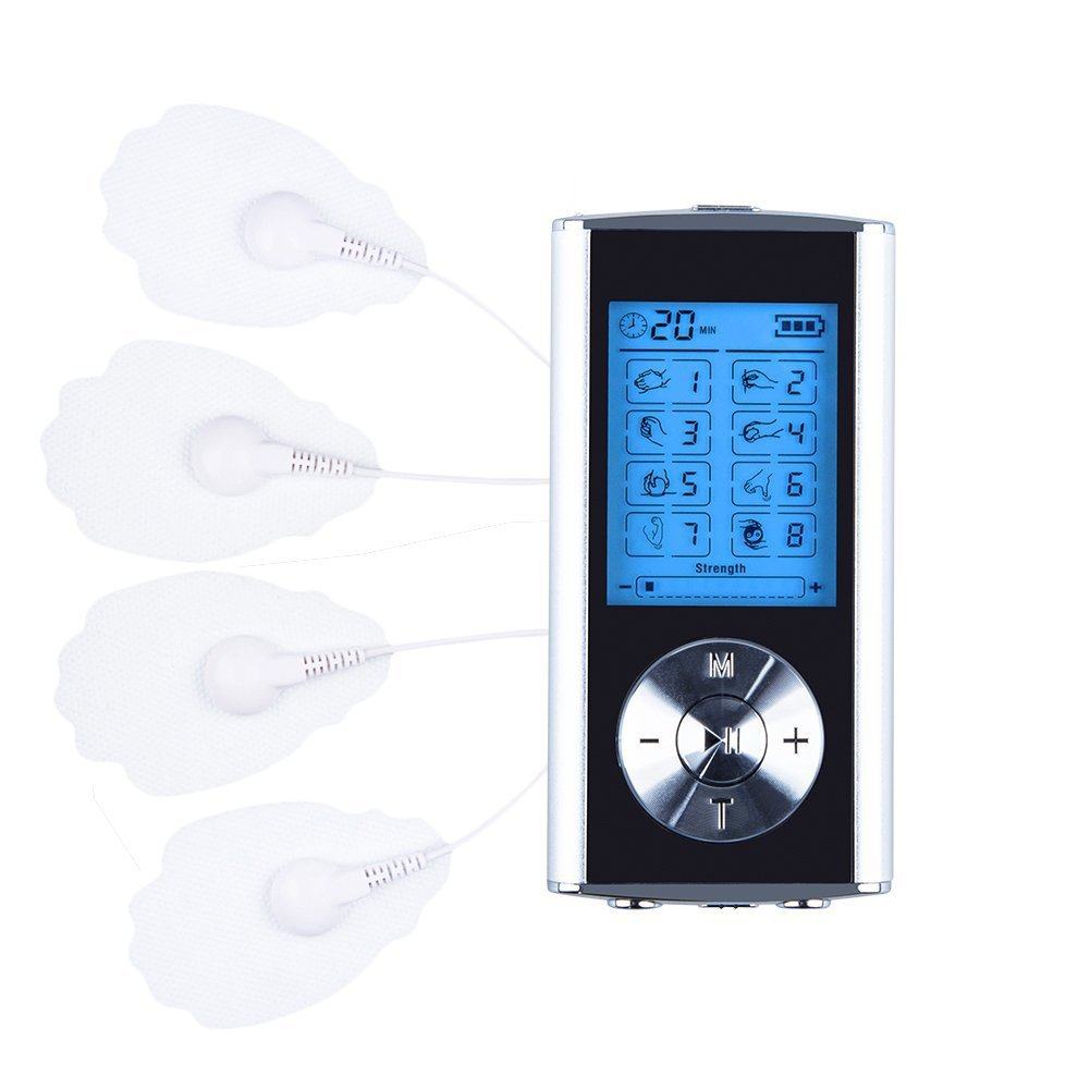 Foreign Trade In-Stock 8 Modes Tens Meridian Therapy Device Ems Pulse Massager Portable Shoulder and Neck Massager