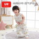 Baby cotton gauze vest sleeping bag summer thin baby anti-kicking quilt children's belly protection sleeveless split-leg pajamas