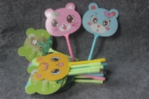 Creative promotion small gift ballpoint pen stationery cute cartoon fan pen ZZ 3272