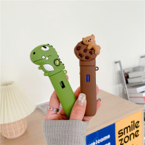 RELX Yueke five generations phantom cartoon lanyard silicone electronic device protective cover Cigarette rod Yueke Lightning Dragon Cookie Bear