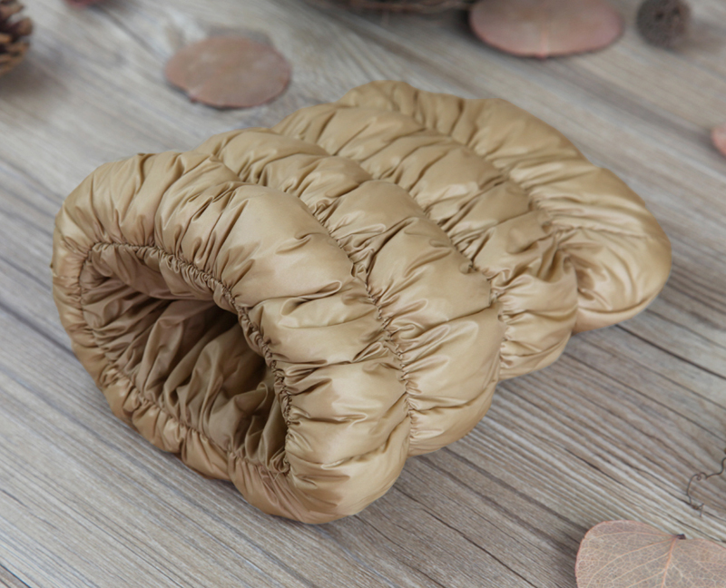 Sleeve Head hat lady Han version Tidal Netting Red Autumn Winter 100 Hitch Ski Hat Warm Down Hat Baotou Hat