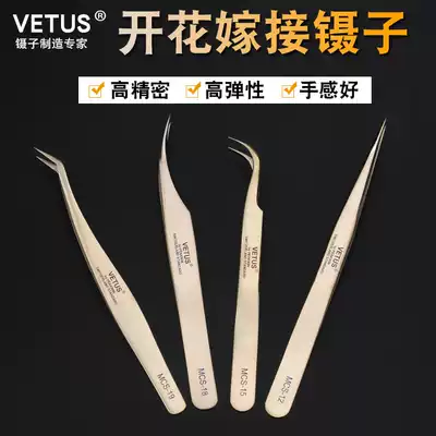 VETUS tweezers high-density flowering grafting tweezers Camellia professional flowering tweezers set beauty cislet tools