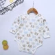 Quần áo cho bé tam giác Xiêm dài tay mùa thu và cotton mùa hè cho bé sơ sinh nịt bụng cho bé xì hơi 0-3 tháng