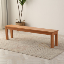 Nordic solid wood cherry wood bench Japanese bench oak walnut dining table bench modern minimalist home