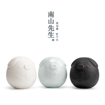 Mr Nanshan Daji pig tea pet tea decoration Kung Fu tea set Tea ceremony Ceramic creative tea table Handmade accessories