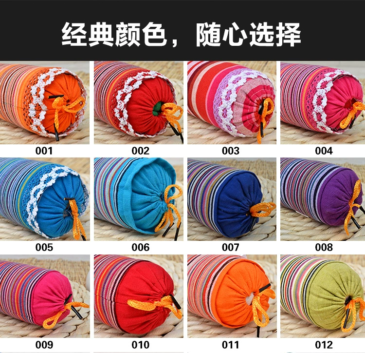 Gối cổ tử cung cũ bằng vải thô kiều mạch vỏ da cổ tử cung kẹo gối cổ gối sửa chữa chăm sóc sức khỏe cổ tử cung - Gối gối tựa lưng sofa gỗ