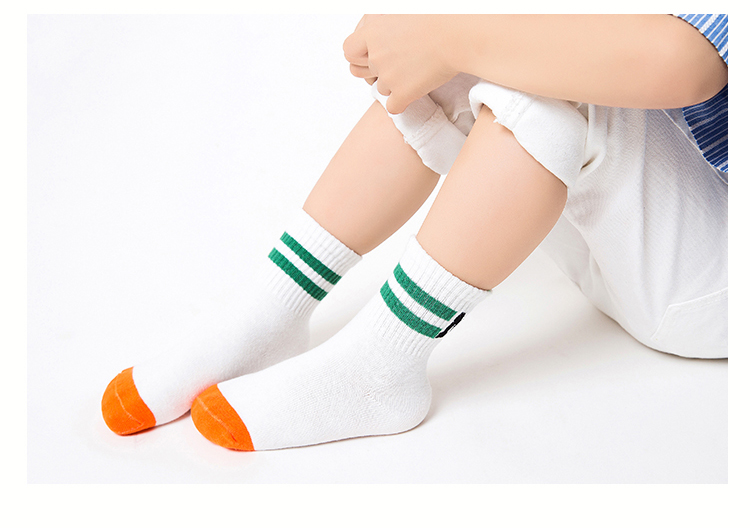 Vớ trẻ em mùa thu và mùa đông 1-3-5-7-9 tuổi Tất bé vớ mùa thu cotton ống vớ bé trai vớ thể thao thời trang cho bé