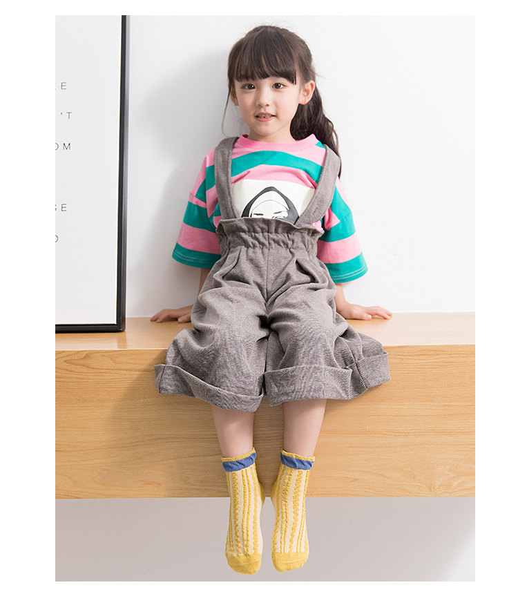 Nếu bé gái vớ lụa vàng Luokou ren vớ bong bóng miệng tất nữ 1-3-5-7-9 tuổi thì vớ cotton quần tất giả bốt cho bé gái