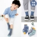 Vớ cotton trẻ em 3-5-7-9 tuổi cho bé trai vớ trẻ em mùa xuân và mùa thu cổ điển sọc trẻ em mùa thu và mùa đông mới Vớ