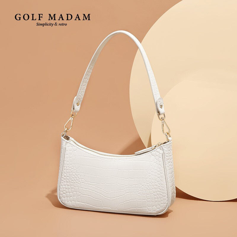 GOLF spring and summer ladies bag 2021 new European and American fashion leather underarm bag baguette bag French shoulder bag