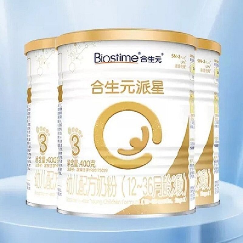 合生元派星幼儿配方牛奶粉3段400g*3罐