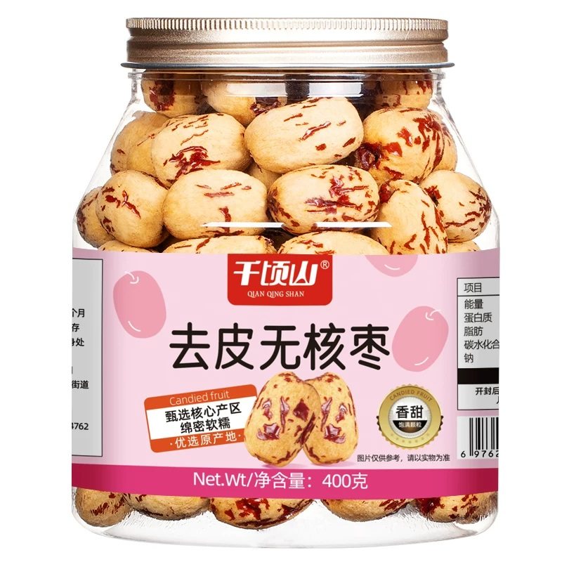 千顷山去皮去核红枣400g