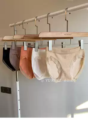 100% Silk base stall CHAO bomb modal cotton ~ bump texture lace breifs underpants female 9651