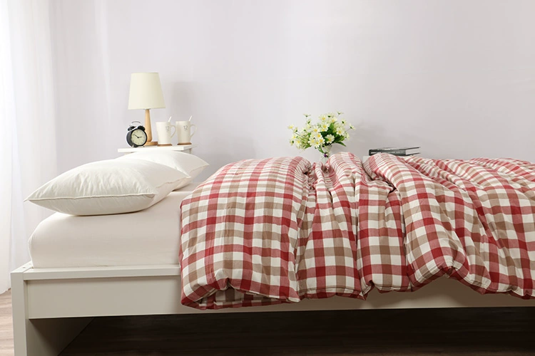 Giặt bông chăn đơn mảnh chăn Tùy chỉnh chăn bông nguyên chất bông kẻ sọc bông đơn chăn đôi - Quilt Covers chăn điều hòa