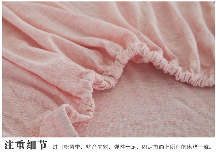 Dệt kim Cotton Cotton 1,35 Gắn pad mỏng giường bông Li Tenjiku tấm bông sọc rắn 1.51.8m khăn trải giường - Trang bị Covers Ga chun chần Everon