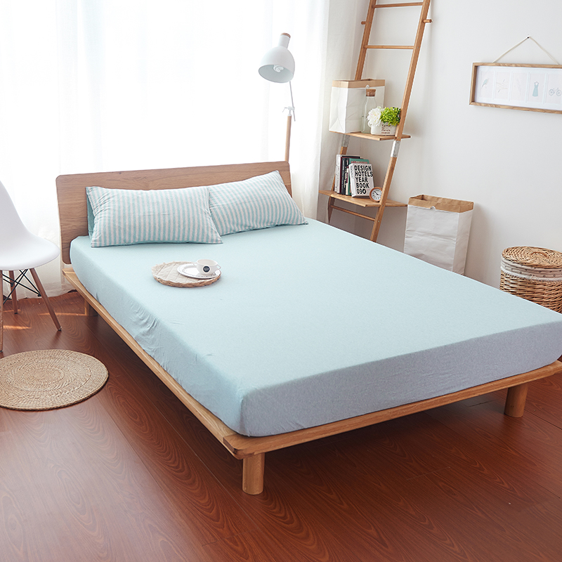 Tianzhu cotton bed hat bed sheet single piece 1 2 mattress cover 1 35 Simmons protective cover non-slip 1 5 1 8 m bedspread