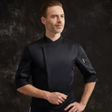 厨乐乐 Бренд шеф -повар обслуживание мужская отель кухня рабочая одежда запека бело -топ -костюм платье шеф -повара