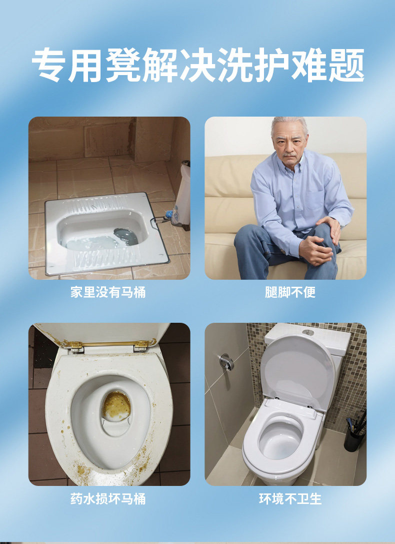 Биде 痔疮坐浴盆男前列腺专用浸泡器免蹲凳子孕产妇洗屁股神器带凳老人 Monbyby