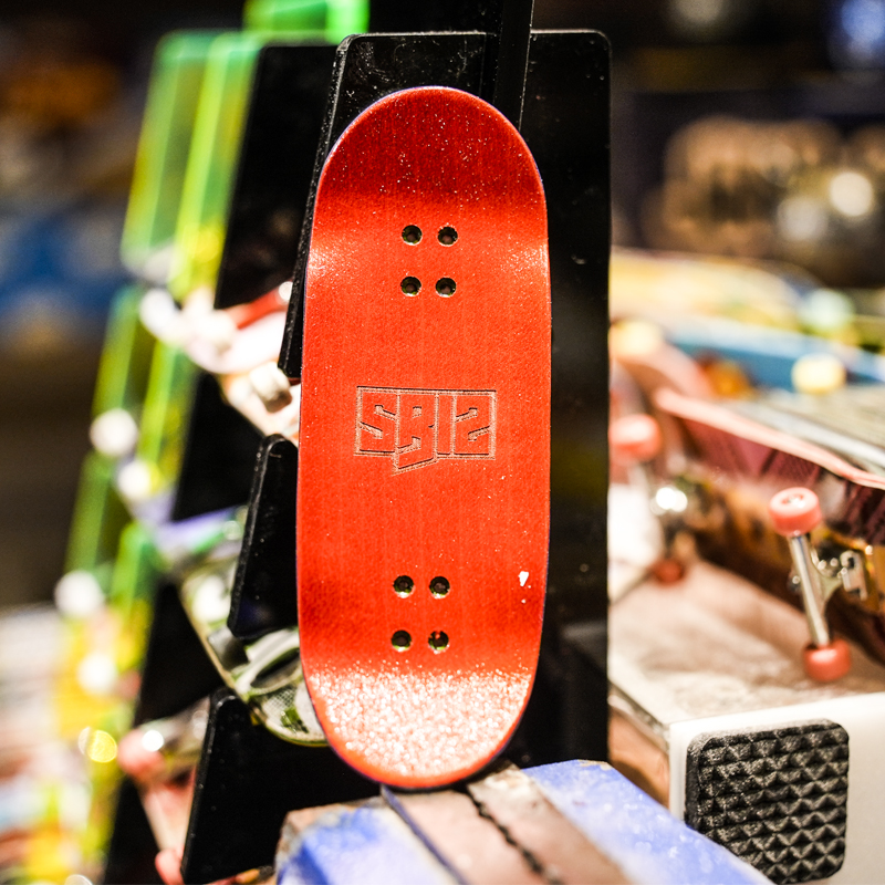 Genuine TEAM finger skateboard maple professional handicrafts craftsma