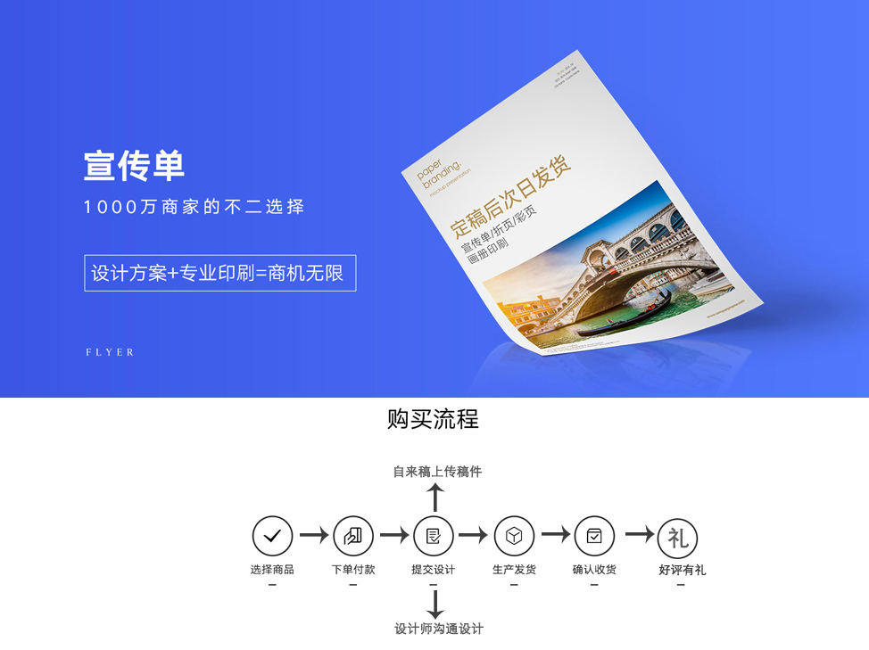 Jinan promotional single printed picture book printed flyer production free design advertisement single page color page customized a5 publicity