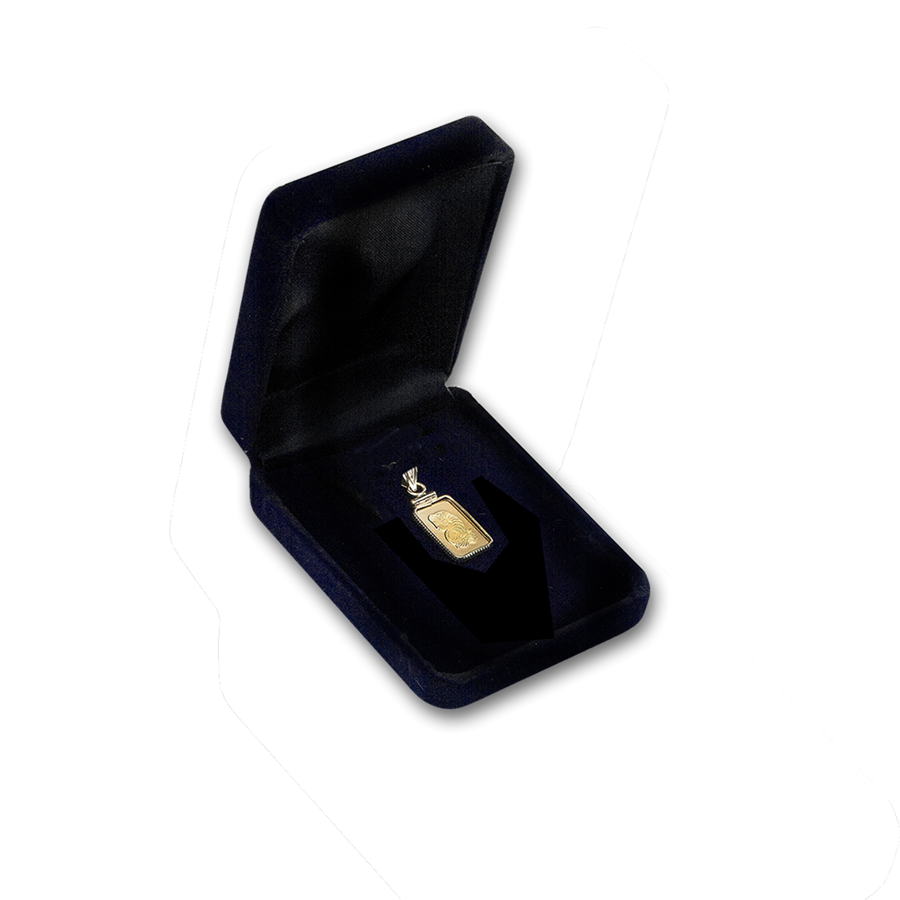 Pamp 金塊瑞士龐博金條財富女神吊墜項鏈財富女神吊墜1克