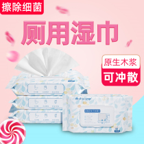 Wet toilet paper portable butt wipe toilet towel no-wash hand removal wet paper towel pump water well 3 packs 120 pump