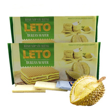 Vietnam durian flavor wafer cake LETO sandwich cake original imported specialty authentic crispy food casual snacks