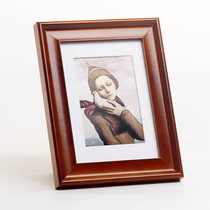 Wide European solid wood photo frame 5 6 7 8 10 11 12 inch a4 B5 table hanging wall childrens creative picture frame