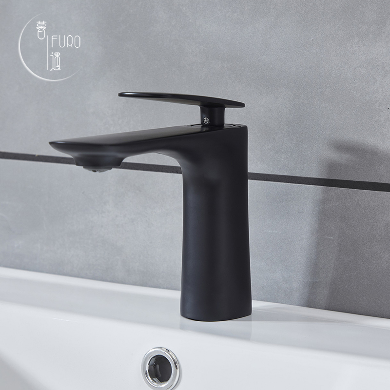 Mu Yu net red washbasin basin simple ins wind faucet powder room washbasin basin hot and cold water faucet