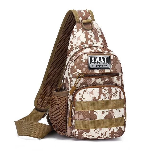 ຖົງບ່າດຽວ crossbody bag camouflage casual men's chest bag multifunctional trendy brand crossbody bag small bag trendy messenger bag men's bag