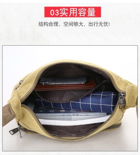 2019 mới túi vải nam xu hướng thời trang nam túi đeo vai retro Hàn Quốc giản dị Túi Messenger dung lượng lớn - Túi của con người túi charles & keith màu đen