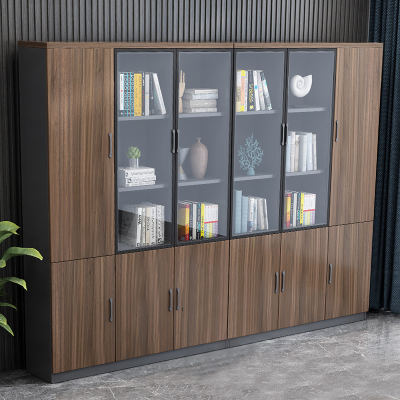 Office cabinet bookcase minimalist modern layered wardrobe file cabinet landing archives cabinet locker with lock