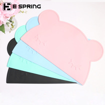 Cat mat Waterproof and dustproof Cleaning Non-slip mat Cleaning Pet mat Bite-resistant food grade silicone mat Placemat